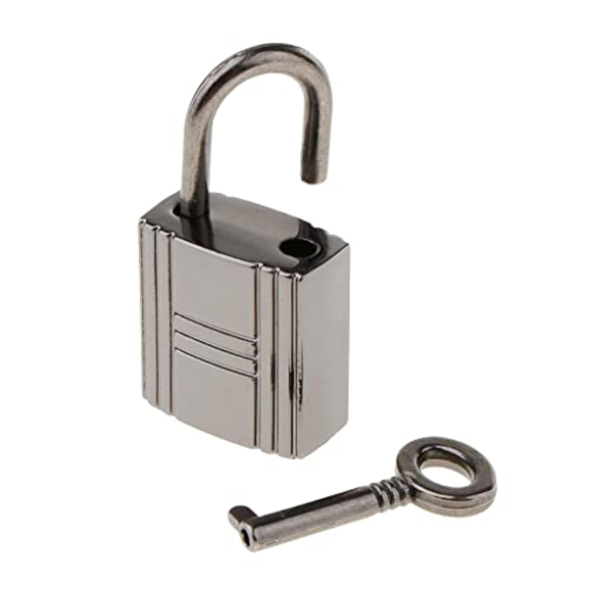 Cute Security Travel Lock with Key, Greyish Black